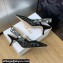 Dior Heel 6.5cm J'Adior Slingback Pumps in Transparent Mesh Embroidered with Black Butterfly Motif 2024