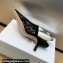 Dior Heel 6.5cm J'Adior Slingback Pumps in Transparent Mesh Embroidered with Black Butterfly Motif 2024