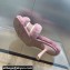 Dior Heel 8cm Dway Slide Sandals in Pink Shearling Fur and Embroidered Canvas 2024