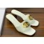 Dior Heel 4.5cm Forever Heeled Slides in White Calfskin 2024