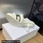 Dior Heel 8cm Dway Slide Sandals in White Shearling Fur and Embroidered Canvas 2024