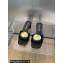 Dior Heel 4.5cm Forever Heeled Slides in Black Calfskin 2024