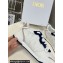 Dior Women/Men One Sneakers in White and Nude Blue Dior Oblique Perforated Calfskin 2024