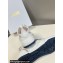 Dior Women/Men One Sneakers in White and Nude Blue Dior Oblique Perforated Calfskin 2024