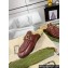 Gucci Merinos wool lining mules with Horsebit 771061 leather Burgundy 2024