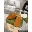 Gucci Merinos wool lining mules with Horsebit 771061 leather Suede Khaki 2024