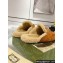Gucci Merinos wool lining mules with Horsebit 771061 leather Suede Khaki 2024