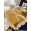 Gucci Merinos wool lining mules with Horsebit 771061 leather Suede Blue 2024