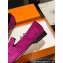 Hermes Royal loafer in suede goatskin Purple with fringe and tone-on-tone lacquered palladium-plated signature "H" detail