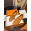 Hermes Paris loafer in suede goatskin Yellow with tone-on-tone signature "H" detail