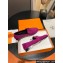 Hermes Paris loafer in suede goatskin Purple with tone-on-tone signature "H" detail