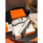 Hermes Hot loafer in calfskin White with palladium-plated oversized Kelly buckle 2024