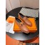 Hermes Faubourg loafer in calfskin Brown with signature "H" detail