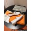 Hermes Faubourg loafer in calfskin White with signature "H" detail