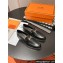 Hermes Faubourg loafer in calfskin Black with signature "H" detail