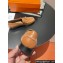 Hermes Destin loafer in calfskin Brown with iconic palladium-plated Kelly buckle