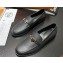 Hermes Destin loafer in calfskin Black with iconic palladium-plated Kelly buckle