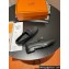 Hermes Destin loafer in calfskin Black with iconic palladium-plated Kelly buckle