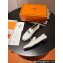 Hermes Destin loafer in calfskin White with iconic palladium-plated Kelly buckle