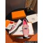 Hermes Destin loafer in calfskin White and fringed H canvas with Kelly buckle