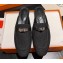 Hermes Oz mule in Denim Black with iconic Kelly buckle