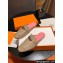 Hermes Oz mule in calfskin Beige/Pink with iconic Kelly buckle