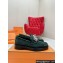 Hermes Hot loafer in suede goatskin vert foncé with palladium-plated oversized Kelly buckle 2024