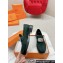 Hermes Hot loafer in suede goatskin vert foncé with palladium-plated oversized Kelly buckle 2024