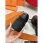 Hermes Gentle loafer in glazed calfskin Black with signature "H Cadenas" detail 2024