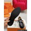 Hermes Hot loafer in glazed calfskin Black with palladium-plated oversized Kelly buckle 2024
