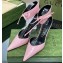 Gucci Heel 8.5cm patent leather Women's high heel pumps 717159 Pink 2024