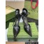 Gucci Heel 8.5cm patent leather Women's high heel pumps 717159 Black 2024