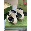 Gucci Heel 8.5cm leather Women's high heel pumps 717159 White/Brown 2024