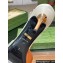 Gucci Heel 8.5cm leather Women's high heel pumps 717159 White/Brown 2024