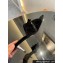 Gucci Heel 7cm GG velvet slide sandals with Patent leather bow detail 764182 Black 2024