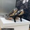 Dior Heel 6.5cm J'Adior Slingback Pumps in Black and White Micro-Houndstooth Embroidered Cotton 2024