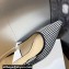 Dior J'Adior Slingback Ballerina Flats in Black and White Micro-Houndstooth Embroidered Cotton 2024