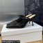 Dior Heel 7cm D-Fame Heeled Mules in Calfskin Black 2024