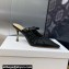 Dior Heel 7cm D-Fame Heeled Mules in Calfskin Black 2024