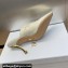 Dior Heel 7cm D-Fame Heeled Mules in Calfskin White 2024