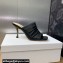 Dior Heel 7cm D-Fame Open-Toe Heeled Sandals in Calfskin Black 2024