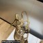 Dior Heel 7cm D-Fame Heeled Sandals in Lambskin Bronze 2024