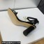 Dior Heel 8.5cm Sunset Heeled Sandals in Lambskin Black and Silver-Tone Strass 2024