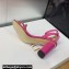 Dior Heel 8.5cm Sunset Heeled Sandals in Lambskin Pink and Silver-Tone Strass 2024