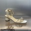 Dior Heel 3.5cm Sunset Heeled Sandals in Lambskin White and Silver-Tone Strass 2024