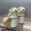 Dior Heel 8.5cm Sunset Heeled Sandals in Lambskin White and Silver-Tone Strass 2024
