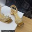 Dior Heel 3.5cm Sunset Heeled Sandals in Lambskin Bronze and Silver-Tone Strass 2024