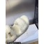 Dior Dioract Sandals in White Shearling 2024