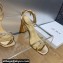 Dior Heel 8.5cm Sunset Heeled Sandals in Lambskin Bronze and Silver-Tone Strass 2024