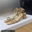 Dior Heel 3.5cm Sunset Heeled Sandals in Lambskin Beige and Silver-Tone Strass 2024